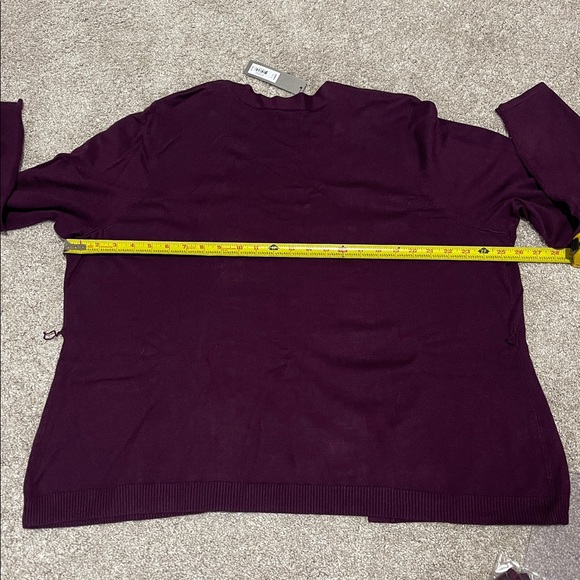 ☀️ 5/$20 NWT Apt. 9 Purple Ruffled Blouse. 3X - Picture 9 of 9